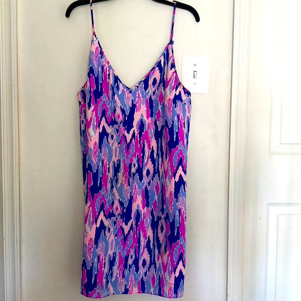EUC Lilly Pulitzer silk Lela dress. Size xl